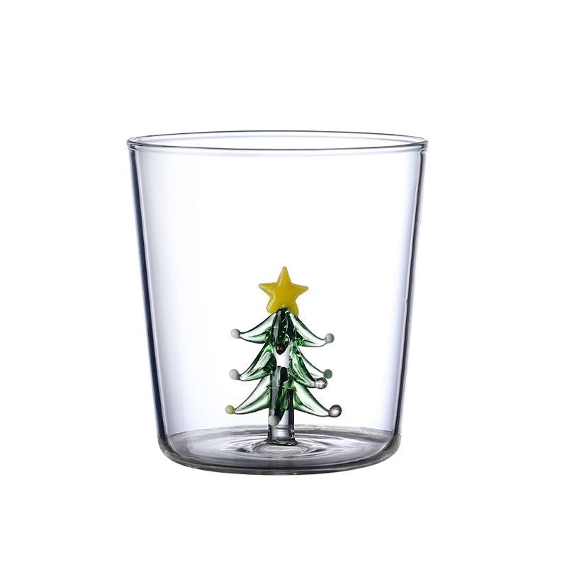 Three-dimensional Christmas Tree Glass Cup