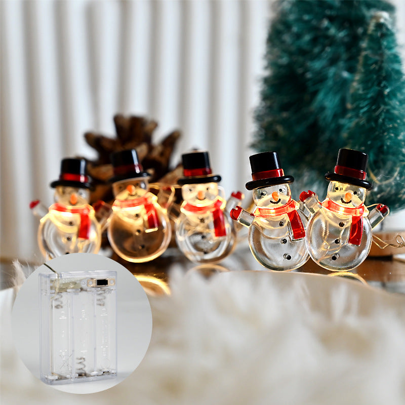 Christmas Christmas Snowman Modeling Decorative String Lights
