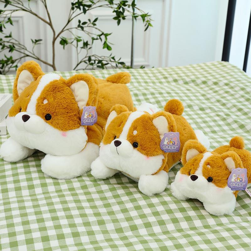 Corgi Doll Plush Toys Small Size Creative Stuffed Animals, stuffed animals, weighted stuffed animal, stuffed animal​, highland cow stuffed animal, Plush Toys, Soft Toys, Teddy Bear, plush​, plushies, Decognomes, Plush doll
