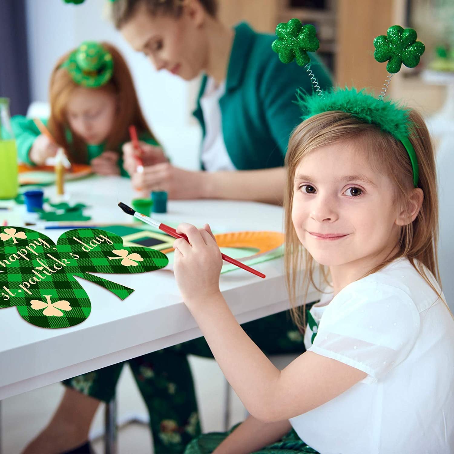 Patrick's Day Wooden Unpolished Clover Wall Decorations, wooden diy Clover decoration, st patricks day decorations, st patricks day decor, st patrick's day decorations, st patrick day decorations, Irish Décor, irish ornaments, Decognomes, St. Patrick's Day Party Supplies, St. Patrick's Day Decorations: Shamrock, Irish & Leprechaun