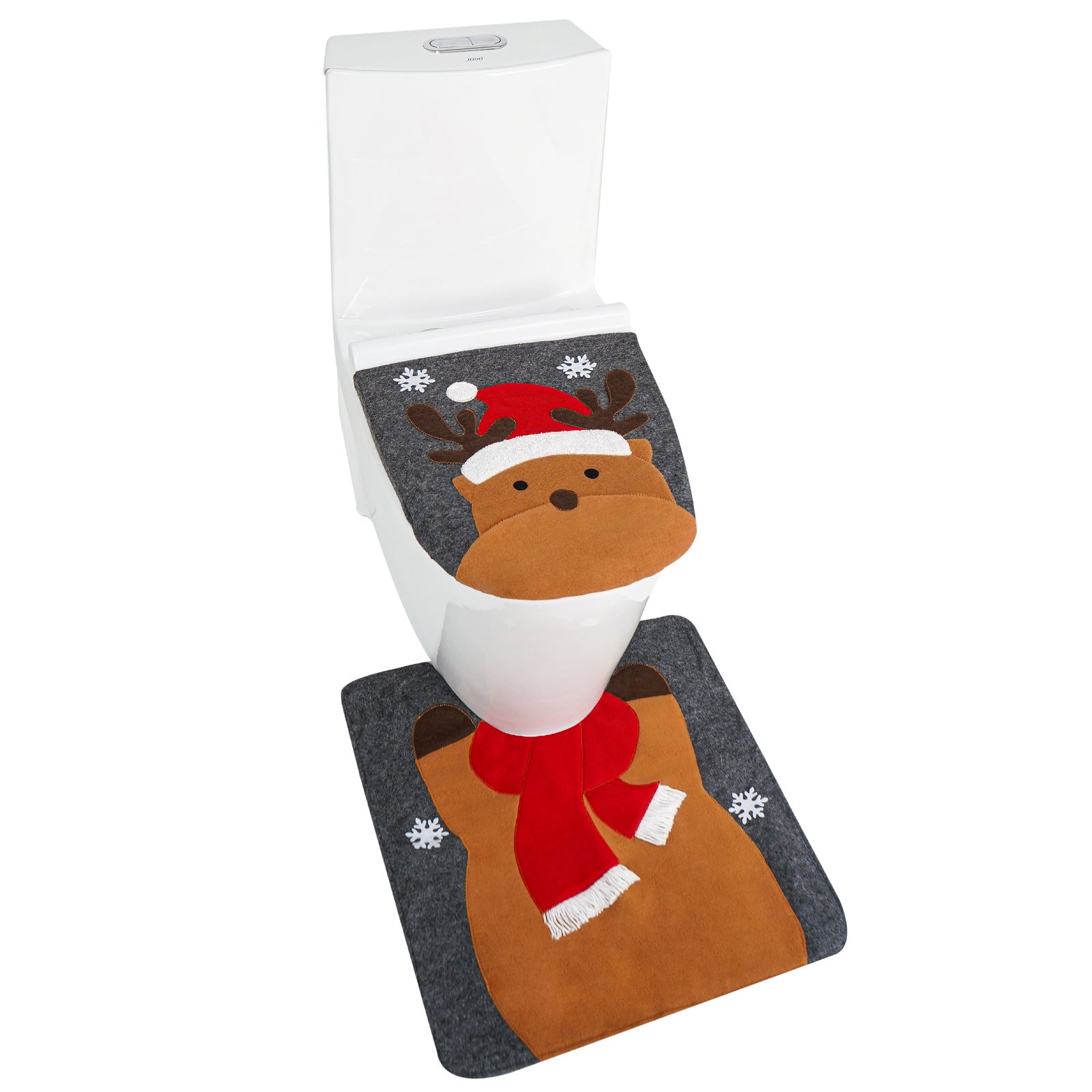 Christmas decoration items, christmas bathroom decoration items, Christmas Toilet Seat Cover Christmas Snowman Faceless Old Man