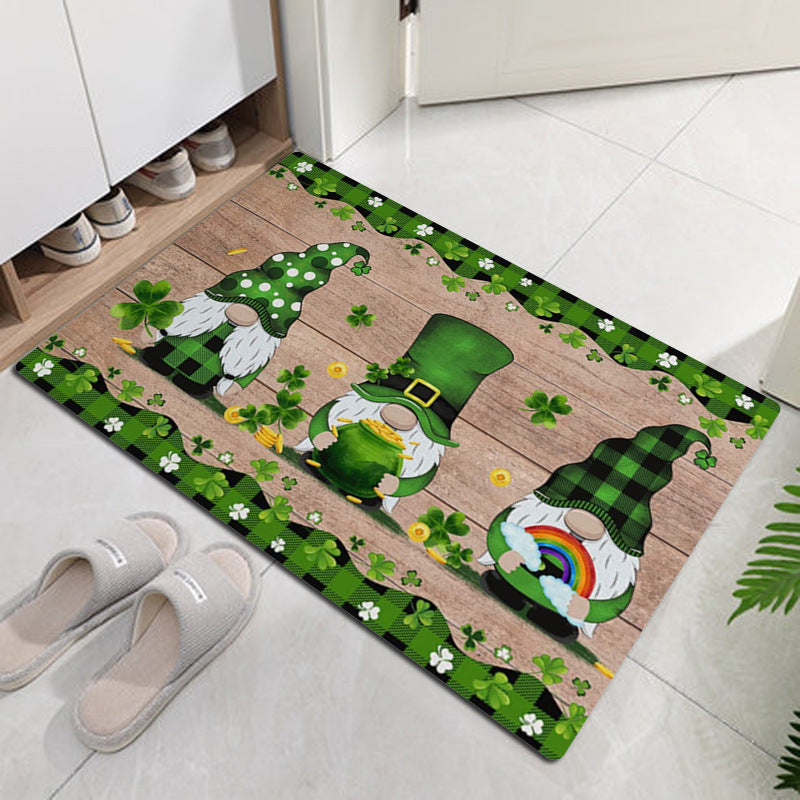 St Patrick's Day Decorations Floor Mat Door Mat, st patricks day decorations, st patricks day decor, st patrick's day decorations, st patrick day decorations, Irish Décor, irish ornaments, Decognomes, St. Patrick's Day Party Supplies, St. Patrick's Day Decorations: Shamrock, Irish & Leprechaun