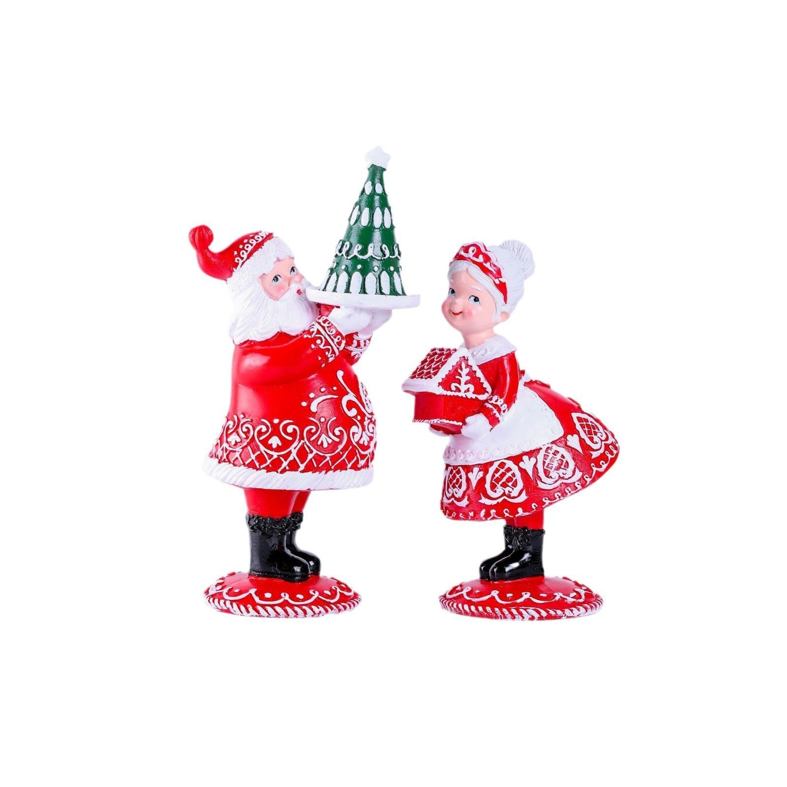 Outdoor Christmas Couple Gift Resin Crafts