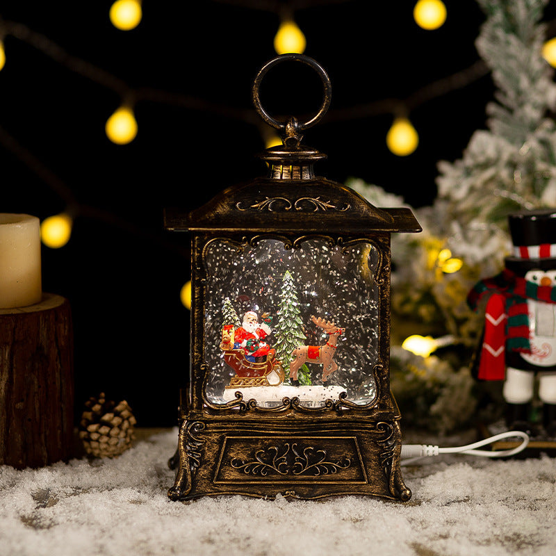 Christmas Crystal Ball Music Box Decoration, christmas ornaments, holiday ornaments, christmas decoration items, christmas decoration ornaments, christmas decoration music box