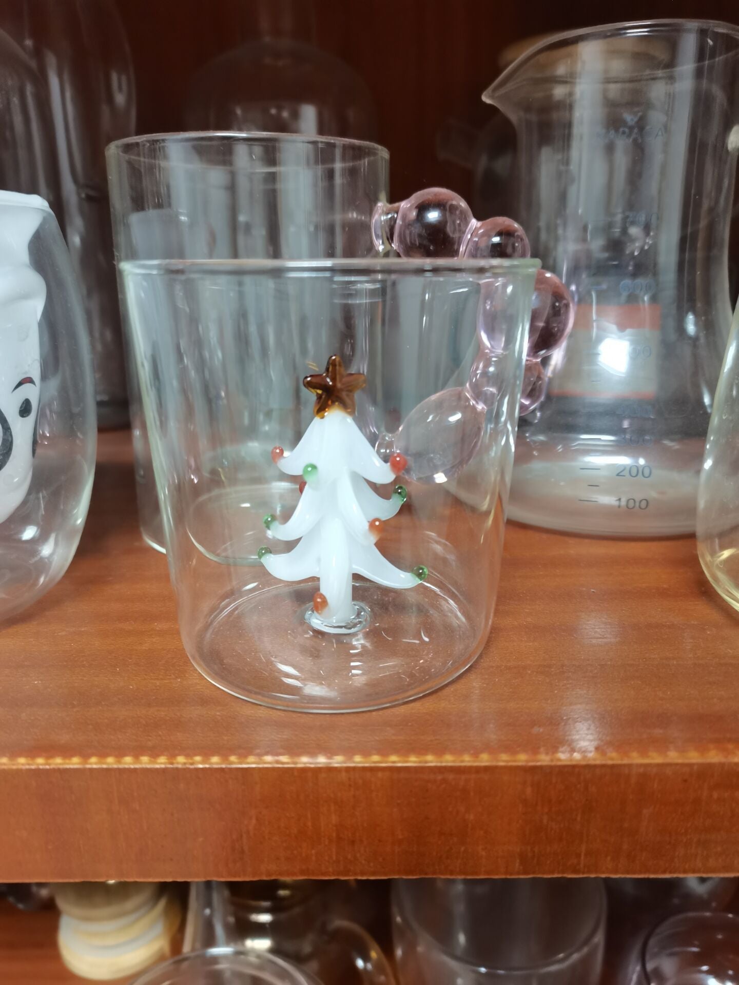 Three-dimensional Christmas Tree Glass Cup