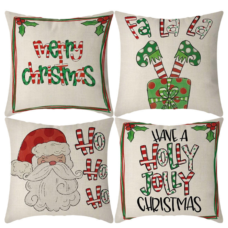 Christmas pillow covers, Holiday pillowcases, Festive cushion covers, Xmas decorative pillowcases, Santa Claus pillow covers, Snowflake pillowcases, Reindeer cushion covers, Seasonal throw pillowcases, Christmas-themed pillow covers, Winter decor pillowcases, Christmas cushion covers, Red and green pillowcases, Snowman pillow covers, Festive throw pillowcases, Decorative holiday pillow covers, Seasonal decorative pillowcases, Christmas home decor pillow covers, Embroidered Christmas pillowcases,