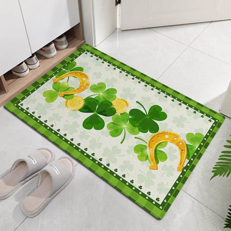 St Patrick's Day Decorations Floor Mat Door Mat, st patricks day decorations, st patricks day decor, st patrick's day decorations, st patrick day decorations, Irish Décor, irish ornaments, Decognomes, St. Patrick's Day Party Supplies, St. Patrick's Day Decorations: Shamrock, Irish & Leprechaun