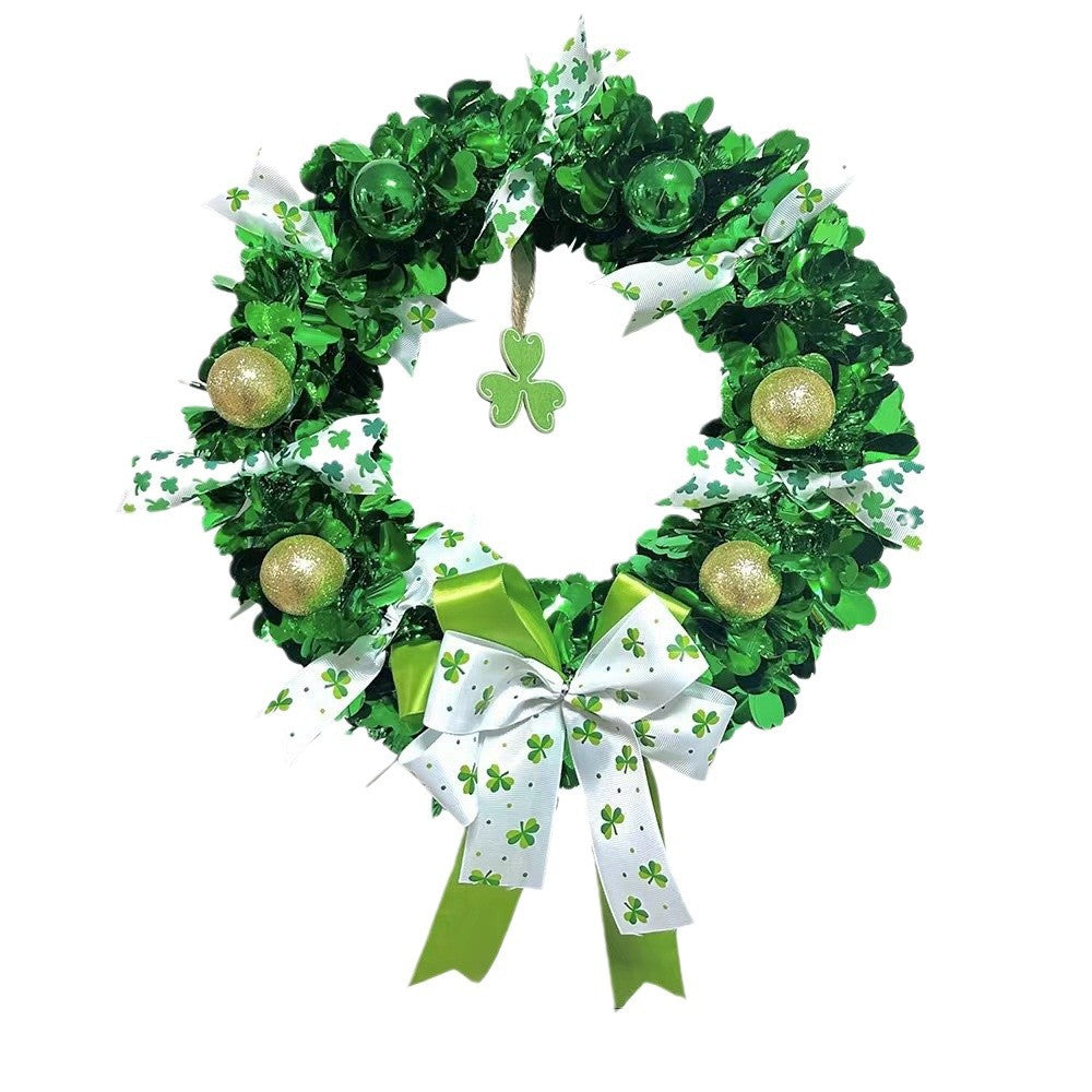 Irish Festival Bow Green Clover Garland St Patrick's Day Decorations, st patricks day decorations, st patricks day decor, st patrick's day decorations, st patrick day decorations, Irish Décor, irish ornaments, Decognomes, St. Patrick's Day Party Supplies, St. Patrick's Day Decorations: Shamrock, Irish & Leprechaun