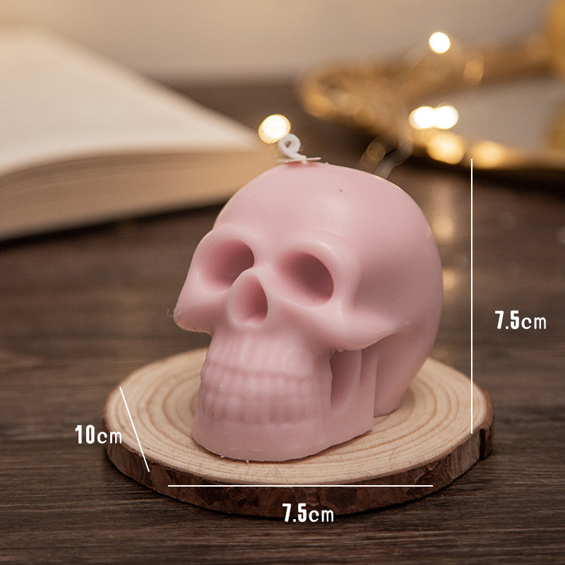 Halloween Skull Aromatherapy Candle Handmade, Silicone candle molds, Christmas tree candle molds, Halloween pumpkin candle molds, Easter egg candle molds, Animal candle molds, Sea creature candle molds, Fruit candle molds, Geometric candle molds, Abstract candle molds, DIY candle making molds,