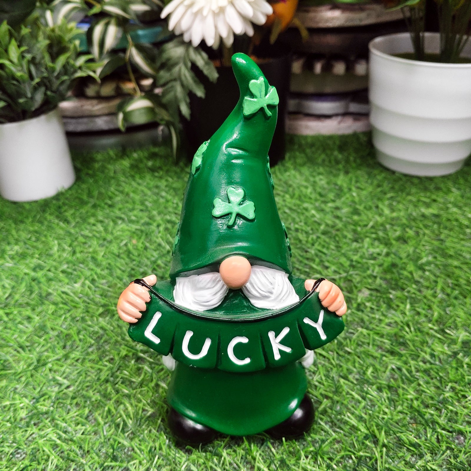 St Patricks Day Gnome And Leprechaun Gnome, Garden Gnome, Decognomes