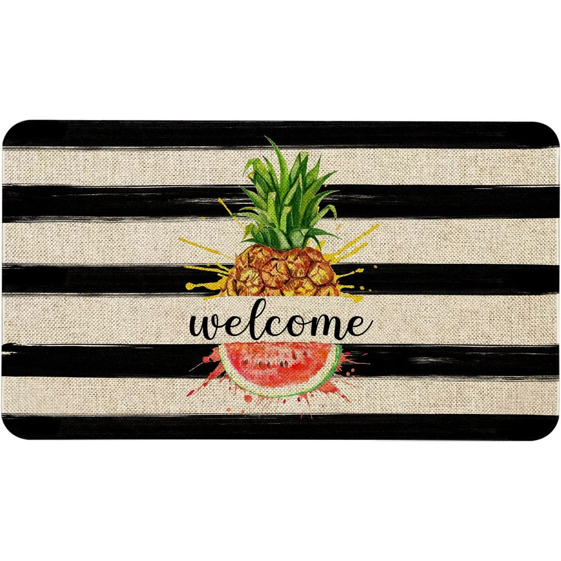 Home Fashion Personalized Pumpkin Door Mat