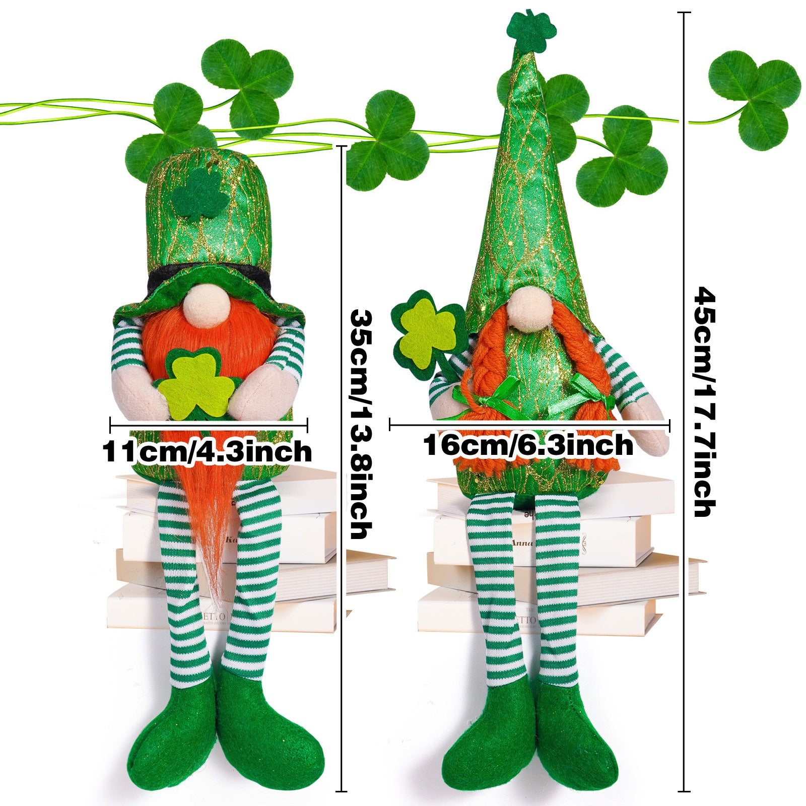 Irish Patrick's Day Decoration Green Little Doll Creative, St. Patrick's Day gnomes, Leprechaun gnomes, Shamrock gnomes, Green gnomes, Pot of gold gnomes, Lucky gnomes, Celtic gnomes, Irish gnomes, Rainbow gnomes, St. Patrick's Day decorations, Happy St. Patrick's Day gnomes, Clover gnomes, Beer gnomes,