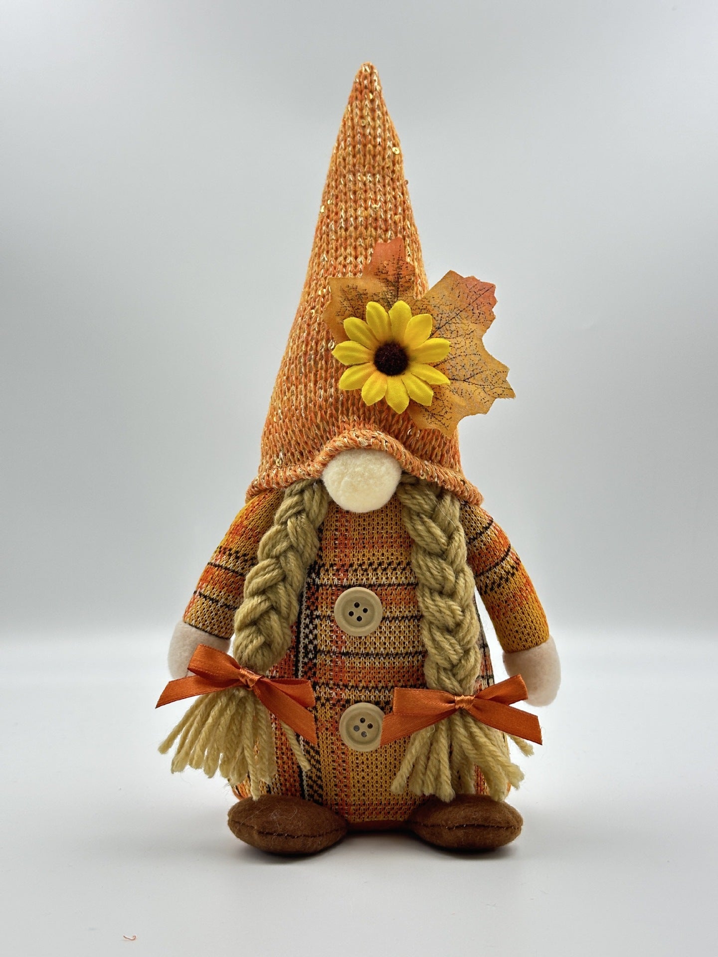 Harvest Festival Autumn Pumpkin Faceless Doll Thanksgiving Day