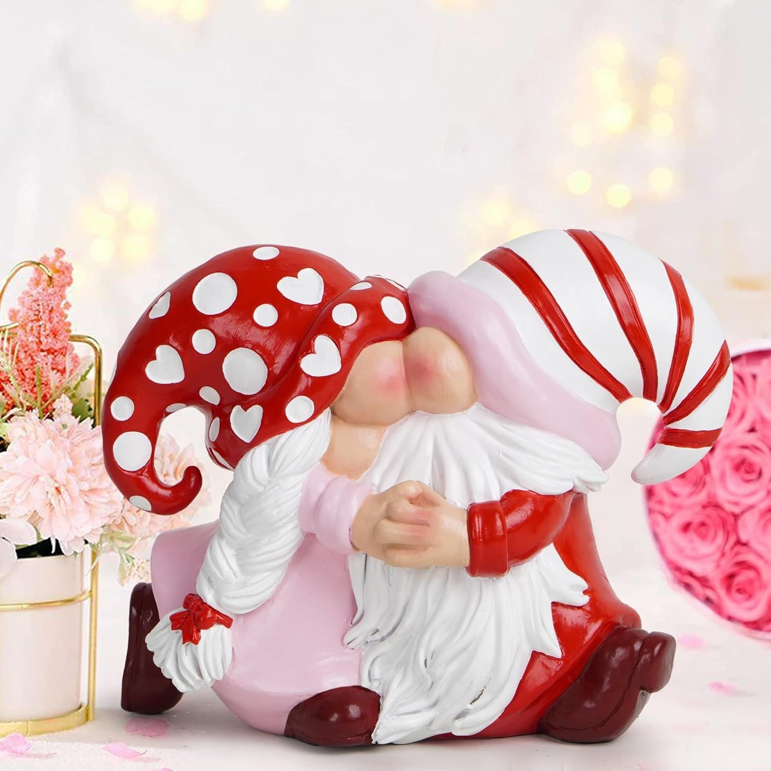 Valentine's Day Dwarf Resin Craft Ornament