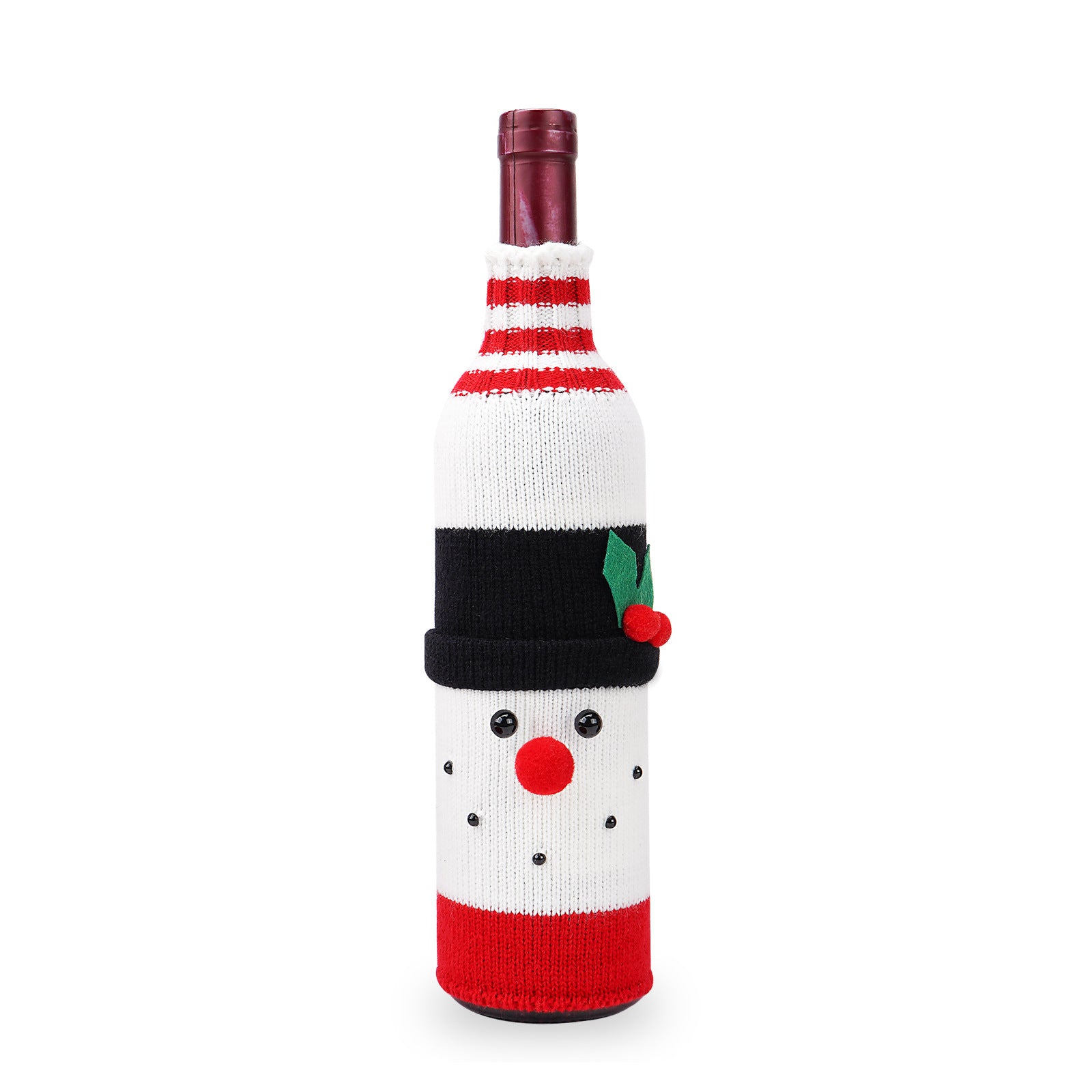 Home Fashion Simple Christmas Decorations Bottle Cover