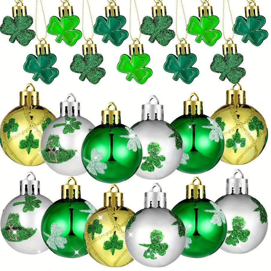 Four-Leaf Clover Hat Ball St Patrick's Day Ornaments, st patricks day decorations, st patricks day decor, st patrick's day decorations, st patrick day decorations, Irish Décor, irish ornaments, Decognomes, St. Patrick's Day Party Supplies, St. Patrick's Day Decorations: Shamrock, Irish & Leprechaun