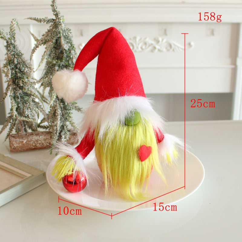 Christmas Red Love Faceless Doll Ornaments
