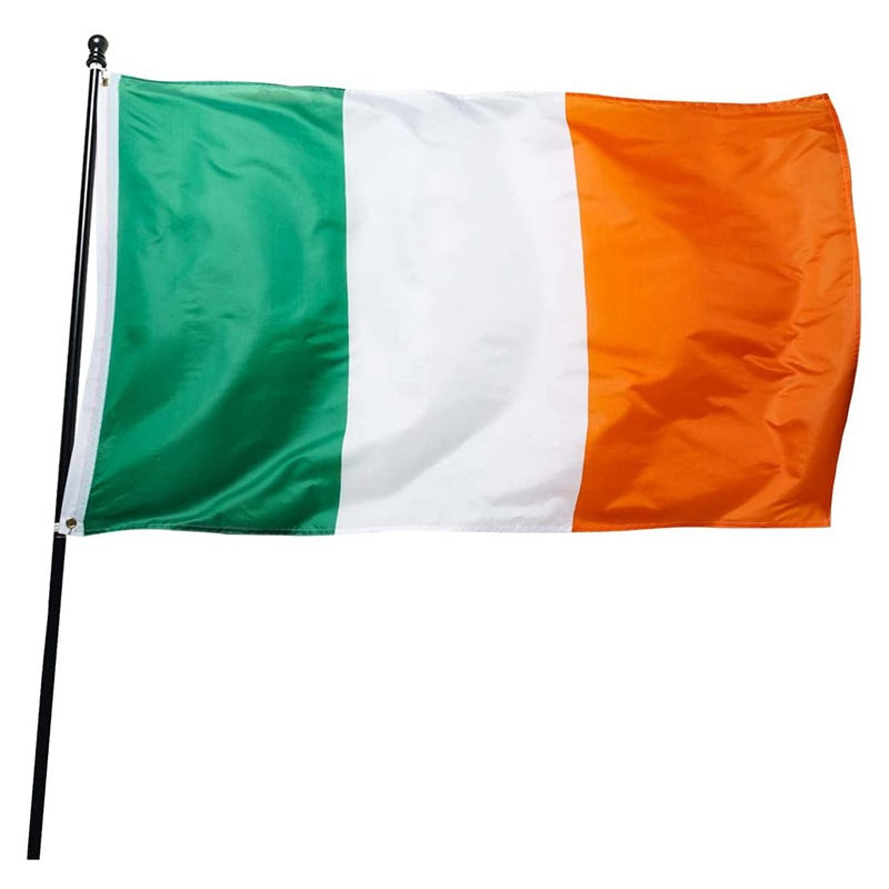 Ireland Polyester Fabrics Digital Printing Flying Outdoor Banner National Flag, St. Patrick's Day decorations, Shamrock decorations, Leprechaun decorations, Pot of gold decorations, St. Patrick's Day wreaths, St. Patrick's Day garlands, St. Patrick's Day centerpieces, St. Patrick's Day table runners, St. Patrick's Day tablecloths, St. Patrick's Day banners, St. Patrick's Day streamers, St. Patrick's Day balloons, St. Patrick's Day lights, St. Patrick's Day door wreaths, St. Patrick's Day wall art, St. Patri