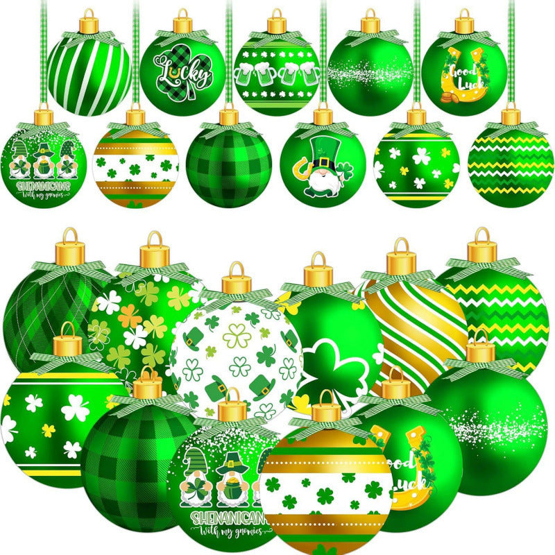 Four-Leaf Clover Hat Ball St Patrick's Day Ornaments, st patricks day decorations, st patricks day decor, st patrick's day decorations, st patrick day decorations, Irish Décor, irish ornaments, Decognomes, St. Patrick's Day Party Supplies, St. Patrick's Day Decorations: Shamrock, Irish & Leprechaun