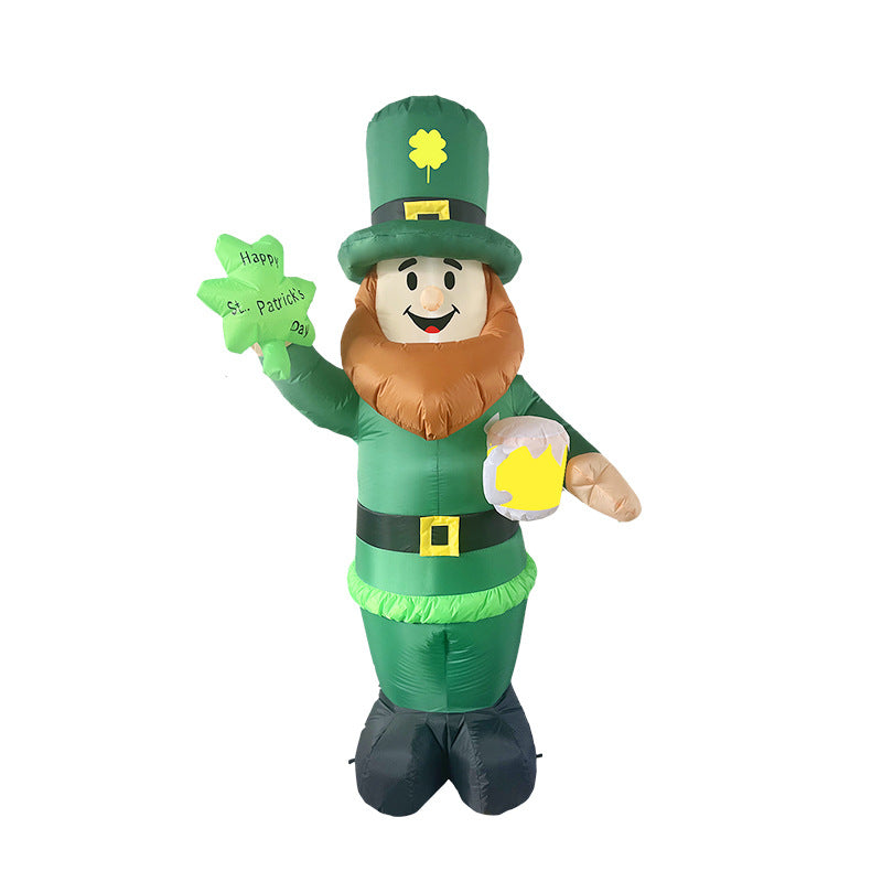 Irish Elderly Inflatable Luminous Inflatable Carnival Party Decoration, st patricks day decorations, st patricks day decor, st patrick's day decorations, st patrick day decorations, Irish Décor, irish ornaments, Decognomes, St. Patrick's Day Party Supplies, St. Patrick's Day Decorations: Shamrock, Irish & Leprechaun