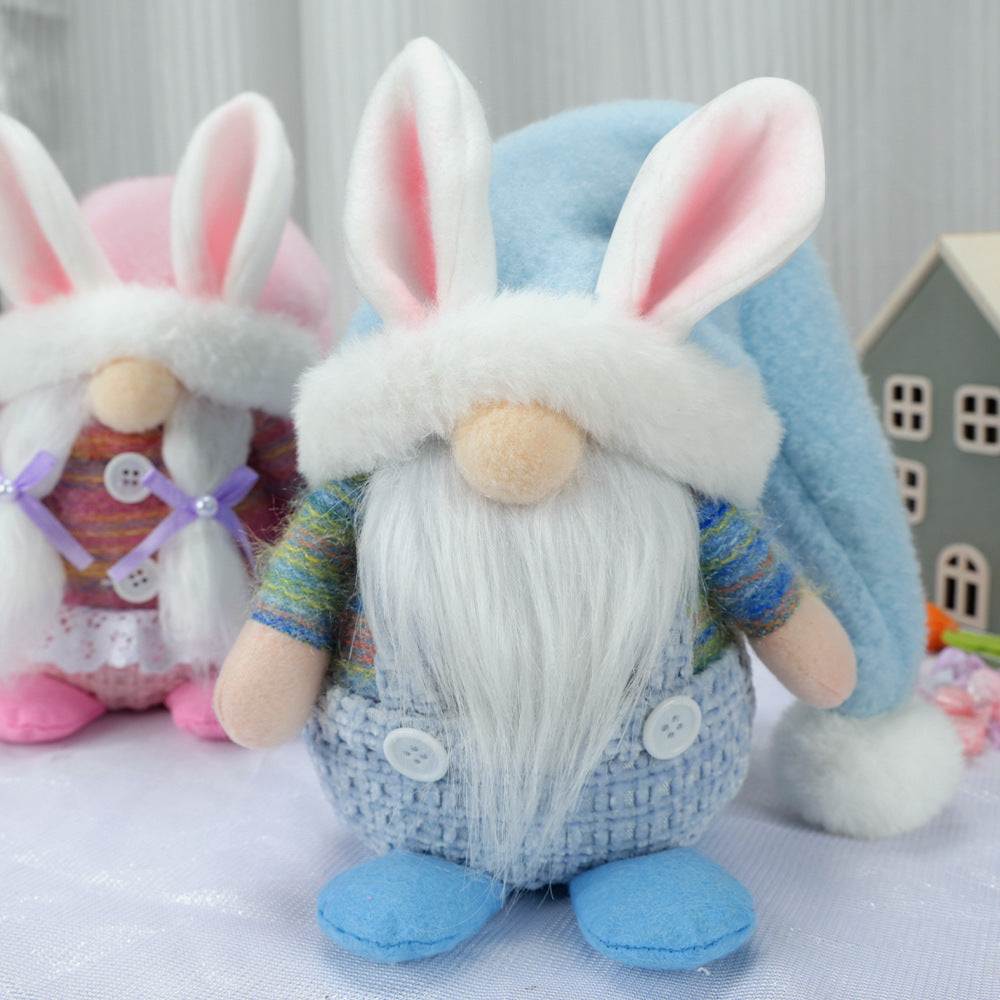 Easter Faceless Rabbit Sitting Doll Ears