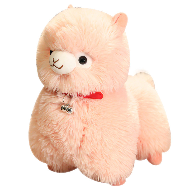 Bell Alpaca Doll Plush Toys Cute Lamb Ragdoll