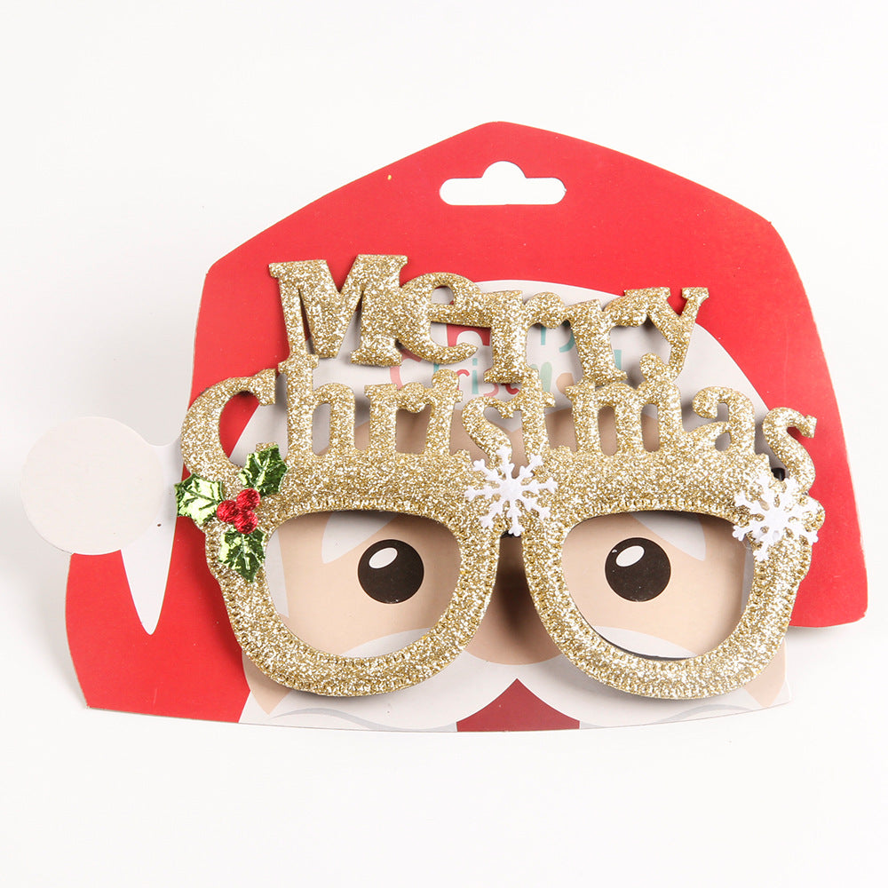 Christmas Decorations Dance Party Glasses Dress Up Props