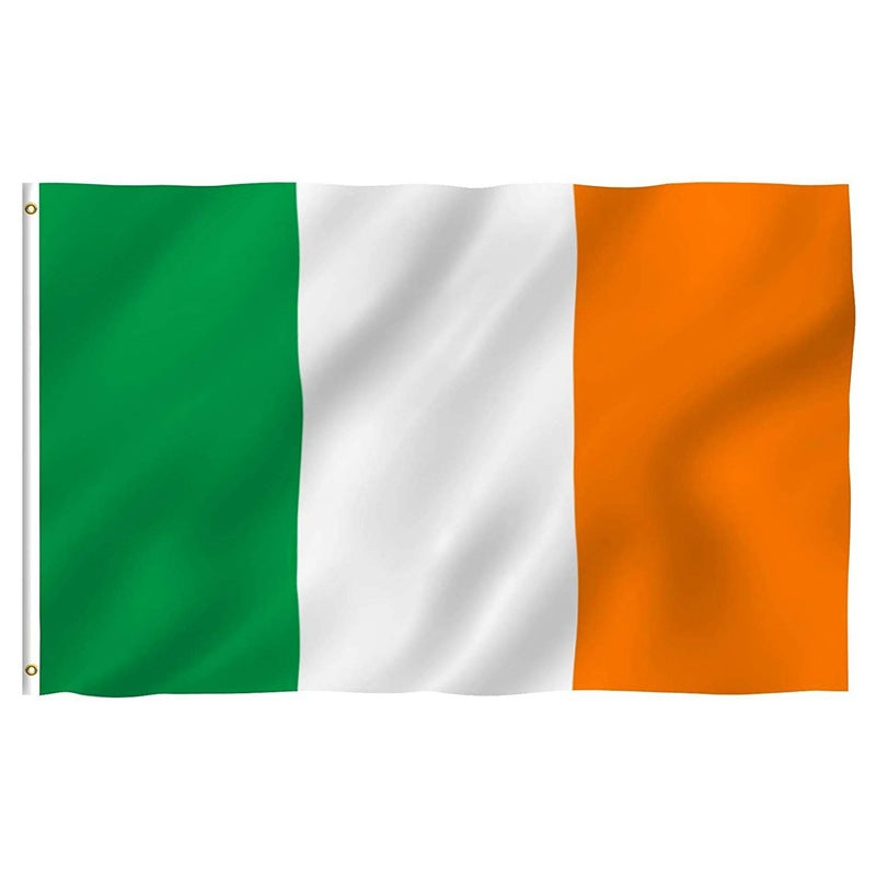 Ireland Polyester Fabrics Digital Printing Flying Outdoor Banner National Flag, St. Patrick's Day decorations, Shamrock decorations, Leprechaun decorations, Pot of gold decorations, St. Patrick's Day wreaths, St. Patrick's Day garlands, St. Patrick's Day centerpieces, St. Patrick's Day table runners, St. Patrick's Day tablecloths, St. Patrick's Day banners, St. Patrick's Day streamers, St. Patrick's Day balloons, St. Patrick's Day lights, St. Patrick's Day door wreaths, St. Patrick's Day wall art, St. Patri