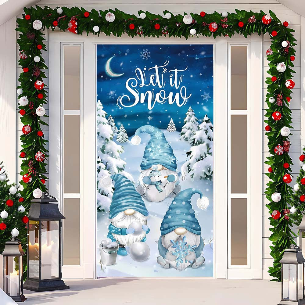 Christmas Curtain Decoration Hanging Cloth Background