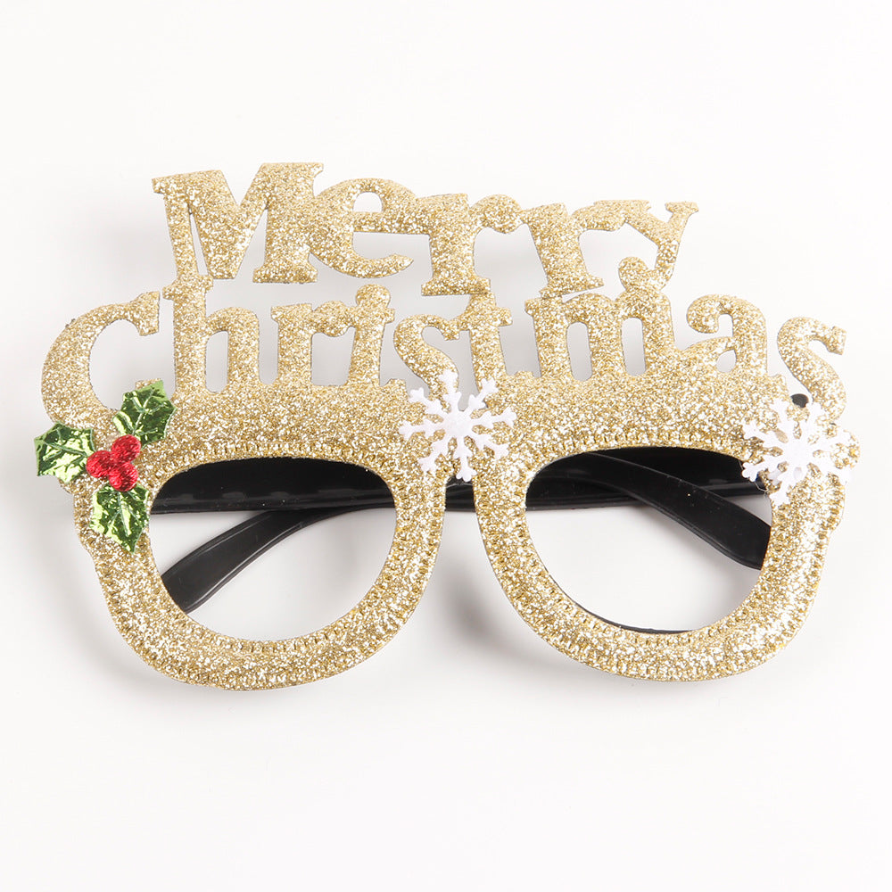 Christmas Decorations Dance Party Glasses Dress Up Props