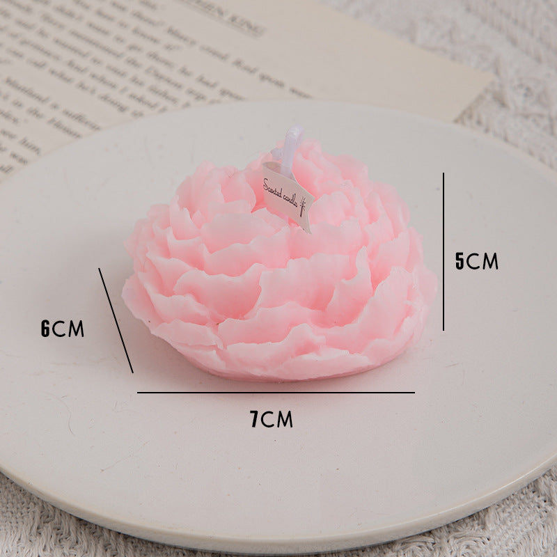 Peony Flower Aromatherapy Candle Handmade, Silicone candle molds, Christmas tree candle molds, Halloween pumpkin candle molds, Easter egg candle molds, Animal candle molds, Sea creature candle molds, Fruit candle molds, Geometric candle molds, Abstract candle molds, DIY candle making molds,