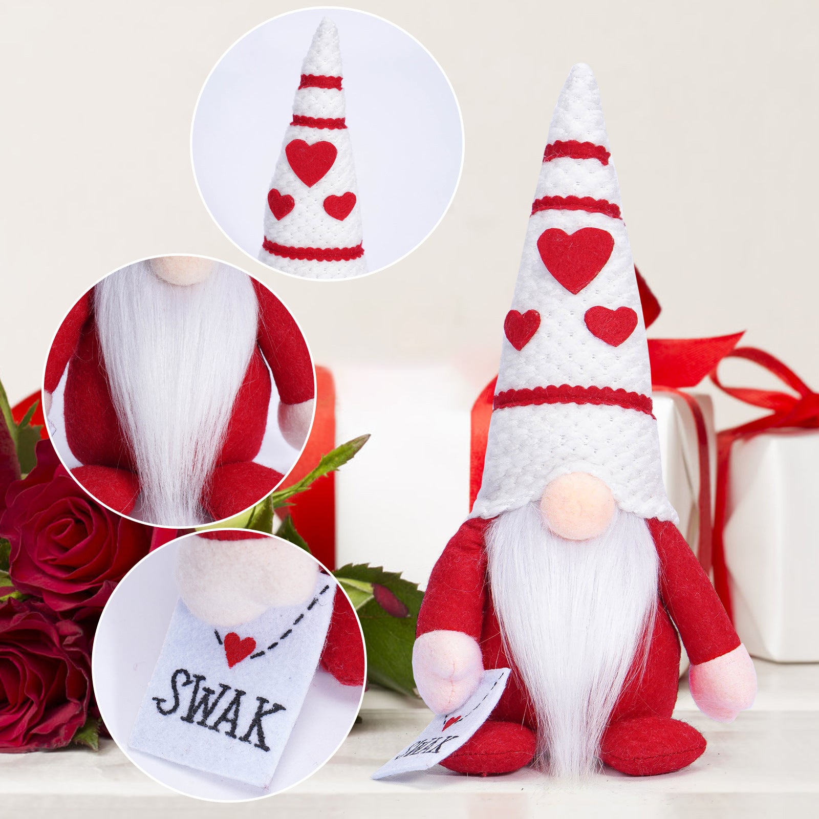 Valentine's Day Love Faceless Doll Creative Rudolph Decorations