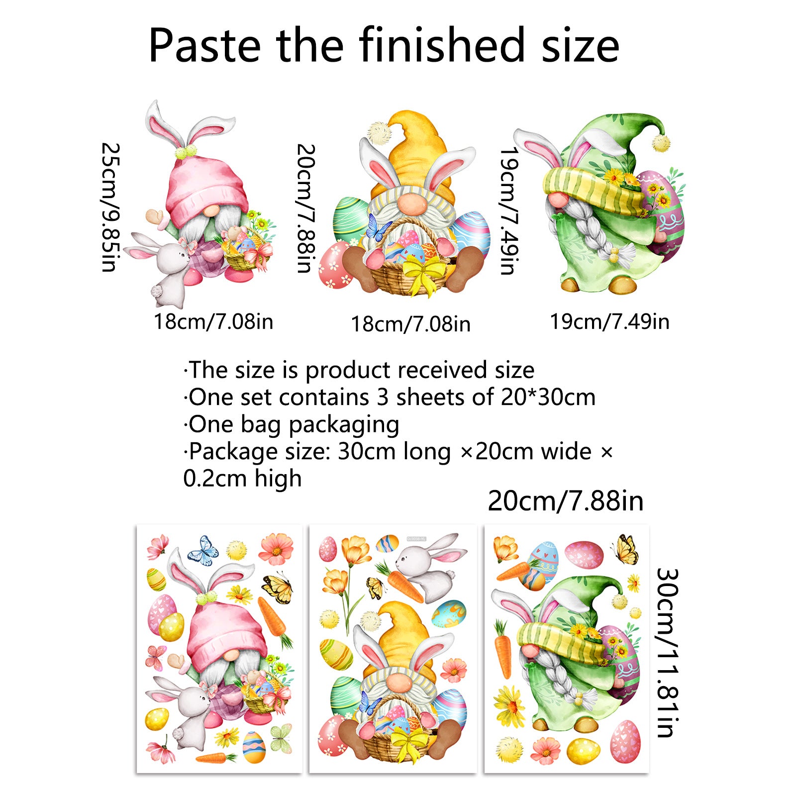 Easter Cartoon Double-sided Visual Static Sticker Glazing Plate Glass Home Decoration, Easter decorations, Easter eggs decorations, Easter bunny decorations, Easter wreaths, Easter garlands, Easter centerpieces, Easter table runners, Easter tablecloths, Easter baskets decorations, Easter grass decorations, Easter candy decorations, Easter lights, Easter inflatables, Easter door wreaths, Easter tree decorations, Easter wall art, Easter stickers