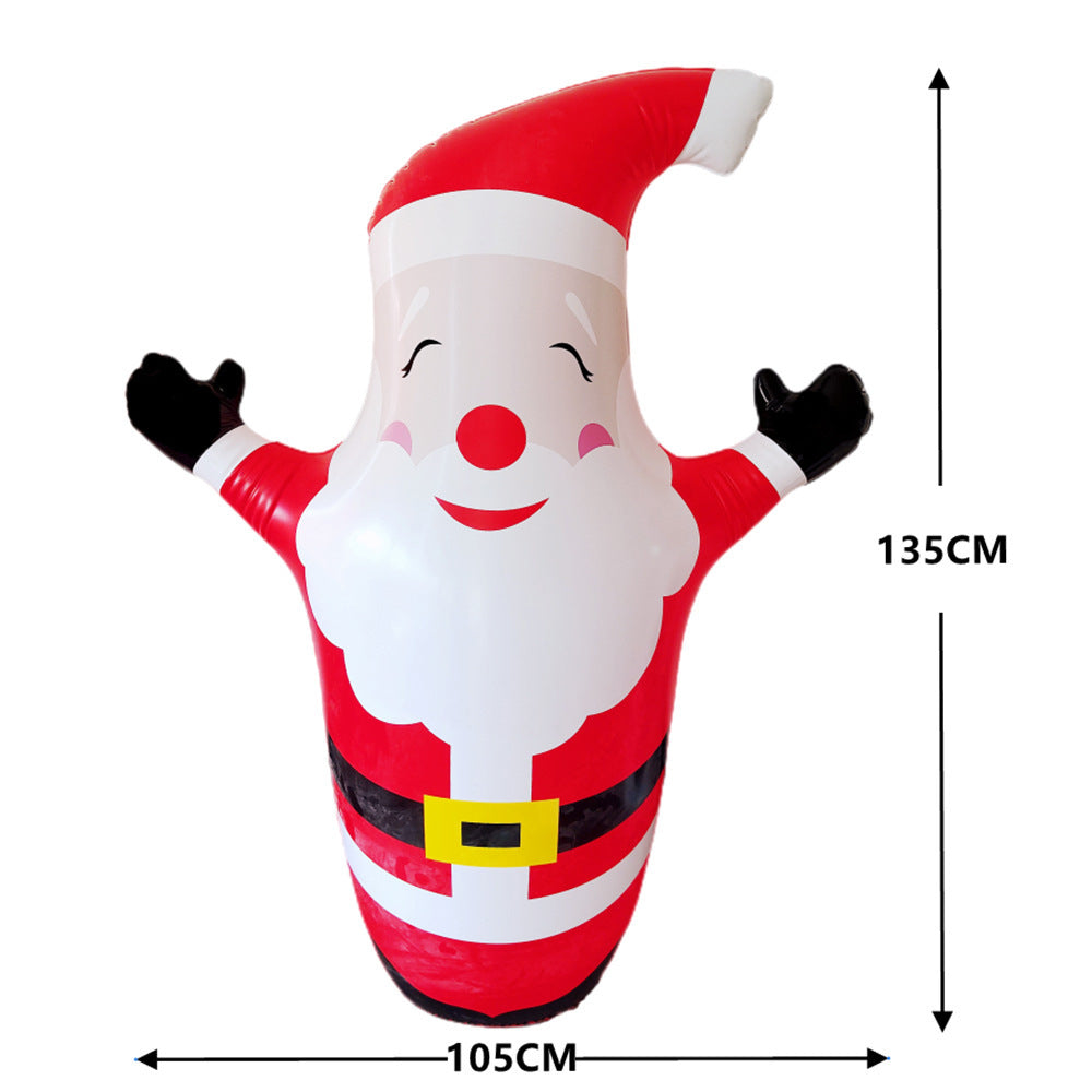 PVC Inflatable Christmas Tumbler Props