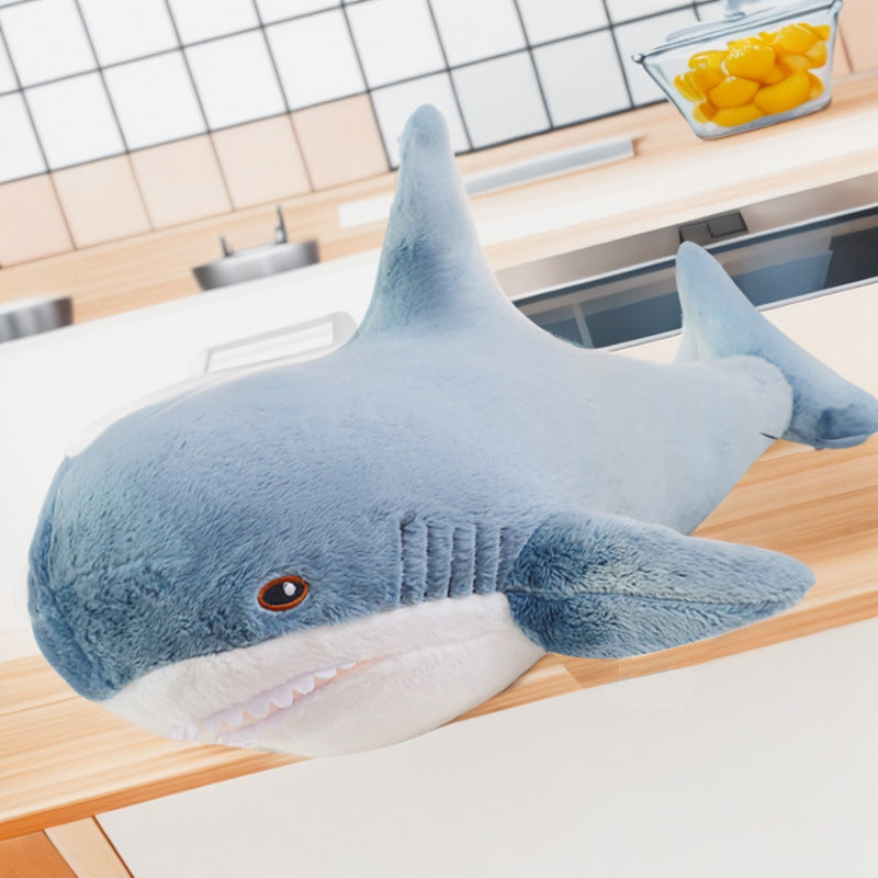 Cute Shark Plush Doll Toy Stuffed Animals, stuffed animals, weighted stuffed animal, stuffed animal​, highland cow stuffed animal, Plush Toys, Soft Toys, Teddy Bear, plush​, plushies, Decognomes, Plush doll
