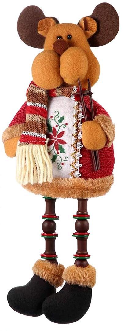 Christmas Old Man Snowman Elk Shape Baby Doll Ornaments, christmas decoration, christmas decoration dolls, christmas snowman doll, old man 