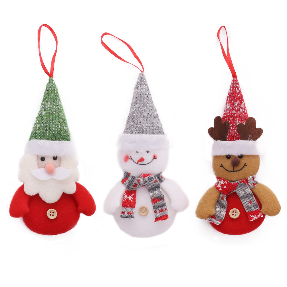 Christmas Decorations Christmas Tree Cartoon Doll Pendant