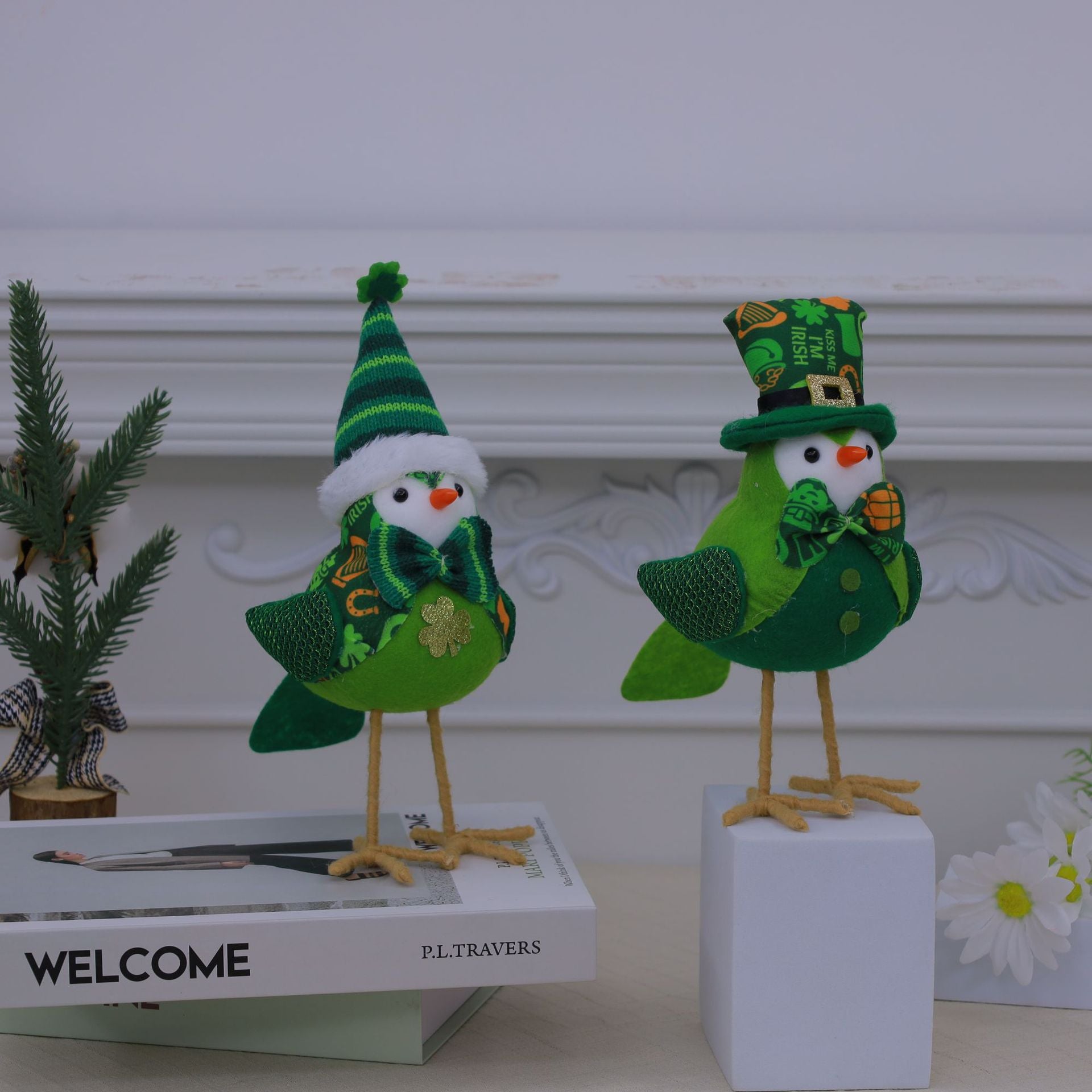 St Patrick's Day Decorations Lovely Birds Ornaments, st patricks day decorations, st patricks day decor, st patrick's day decorations, st patrick day decorations, Irish Décor, irish ornaments, Decognomes, St. Patrick's Day Party Supplies, St. Patrick's Day Decorations: Shamrock, Irish & Leprechaun
