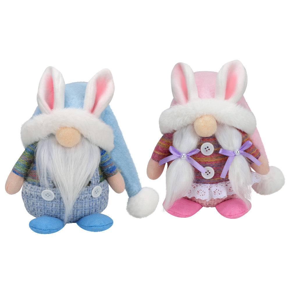 Easter Faceless Rabbit Sitting Doll Ears