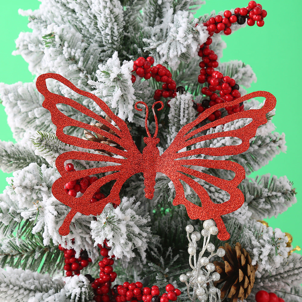 Christmas Diy Single Layer Butterfly Decorations