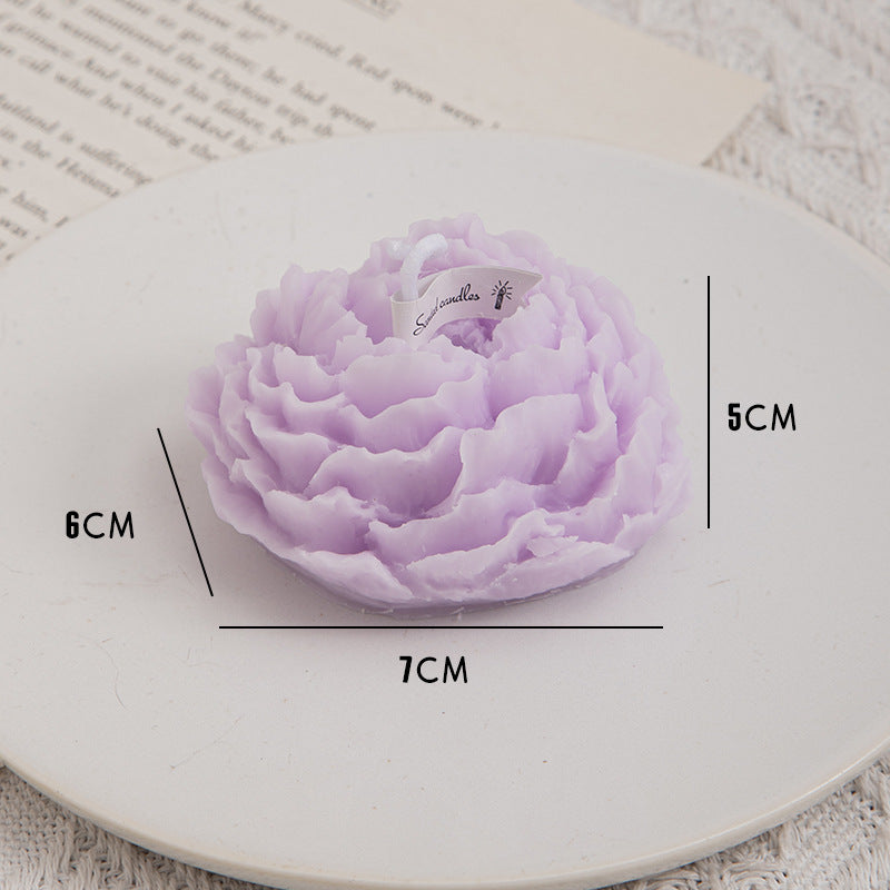 Peony Flower Aromatherapy Candle Handmade, Silicone candle molds, Christmas tree candle molds, Halloween pumpkin candle molds, Easter egg candle molds, Animal candle molds, Sea creature candle molds, Fruit candle molds, Geometric candle molds, Abstract candle molds, DIY candle making molds,