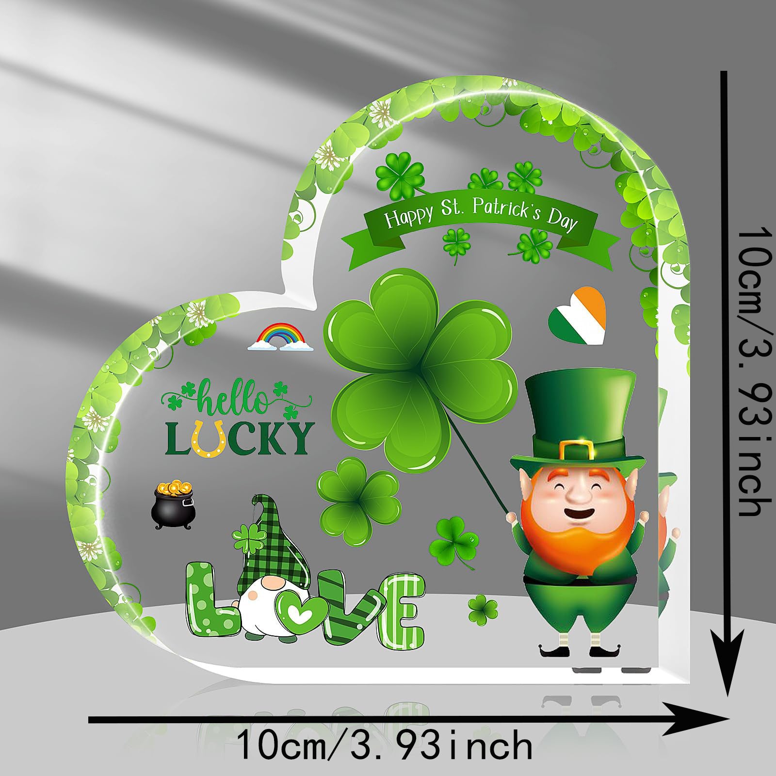 Creative Decoration Home Acrylic Artware, st patricks day decorations, st patricks day decor, st patrick's day decorations, st patrick day decorations, Irish Décor, irish ornaments, Decognomes, St. Patrick's Day Party Supplies, St. Patrick's Day Decorations: Shamrock, Irish & Leprechaun