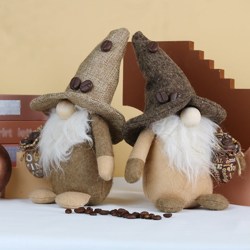 Fashion Coffee Gnome Bean Rudolf Doll Decoration, Coffee gnomes, Barista gnomes, Espresso gnomes, Latte gnomes, Cappuccino gnomes, Coffee mug gnomes, Coffee bean gnomes, Coffee shop gnomes, Cafe gnomes, Rustic gnomes, Happy coffee gnomes, Coffee lover gnomes, Coffee break gnomes,