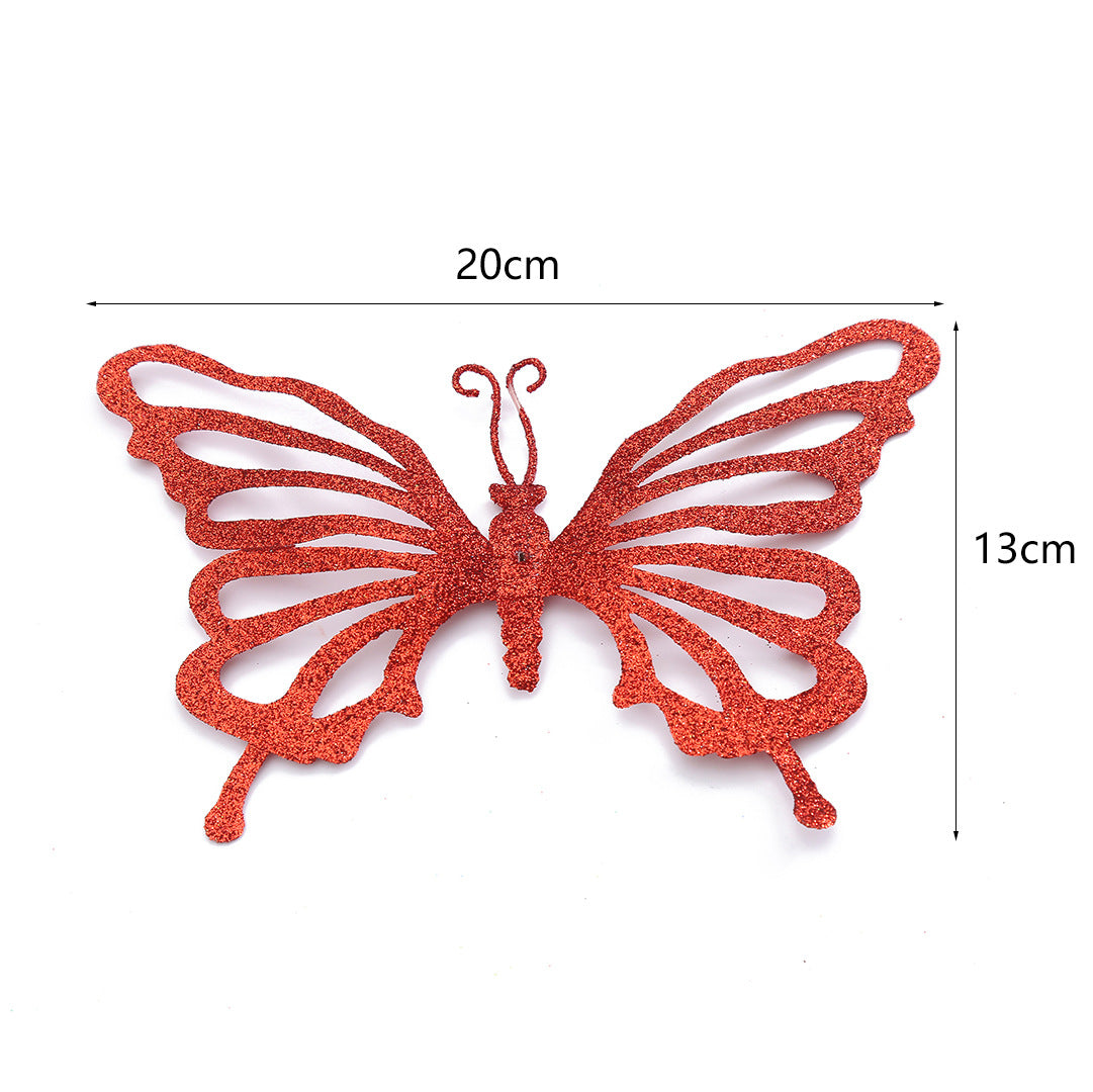 Christmas Diy Single Layer Butterfly Decorations