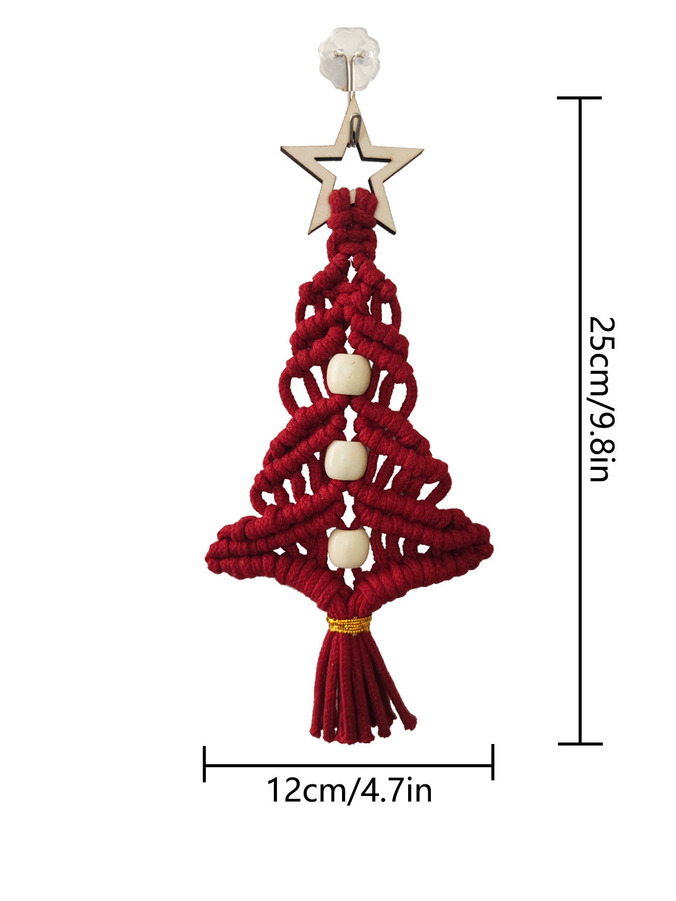 Hand-woven Creative Christmas Tree Ornaments Crafts