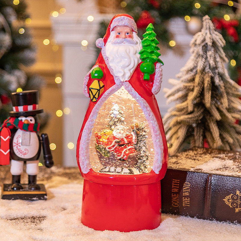 Christmas Music Box, Christmas Decoration Old Man Snowman Music Box Desktop Ambience Light, Holiday Ornaments, Christmas Decoration Items, Christmas Christmas Ornaments, Christmas Decoration Items, 