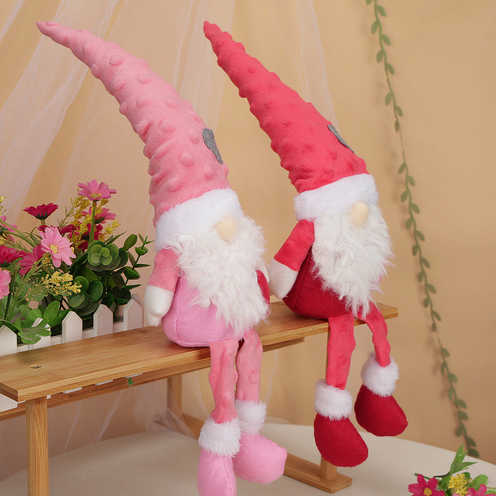 Valentine's Day Rudolf Faceless Doll Gift