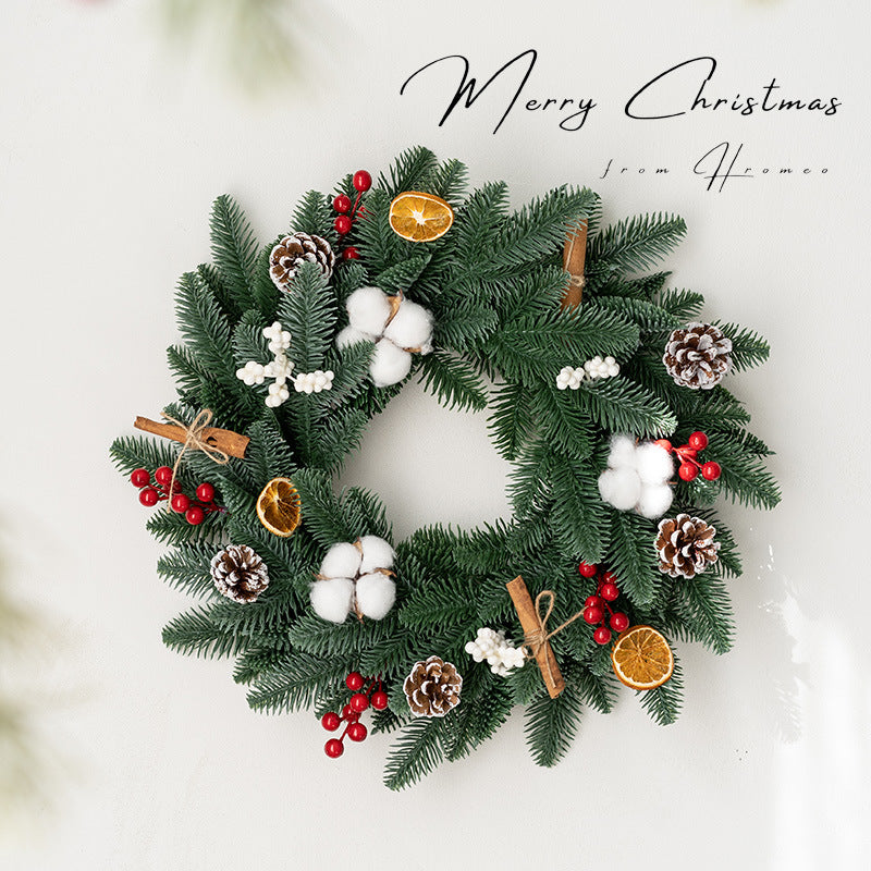 Christmas Decoration Garland Door Hanging Scene Setting Props, Christmas Decoration Garland, Christmas Decoration Wreath, Christmas Decoration Items, Christmas Decoration Items, Christmas Decoration, Christmas  Wreath, Christmas Garland, Christmas Hanging Scene 