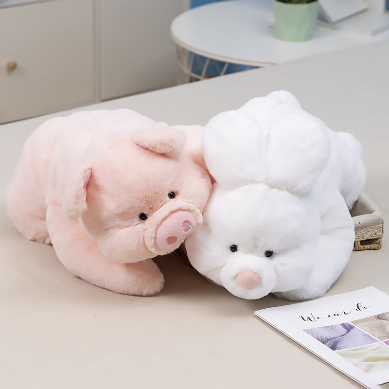 Lying Animal Series Cartoon Afternoon Pillow Cute Plush Toy