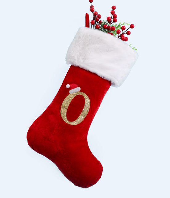 Christmas Letter Christmas Stockings Decorative Pendant